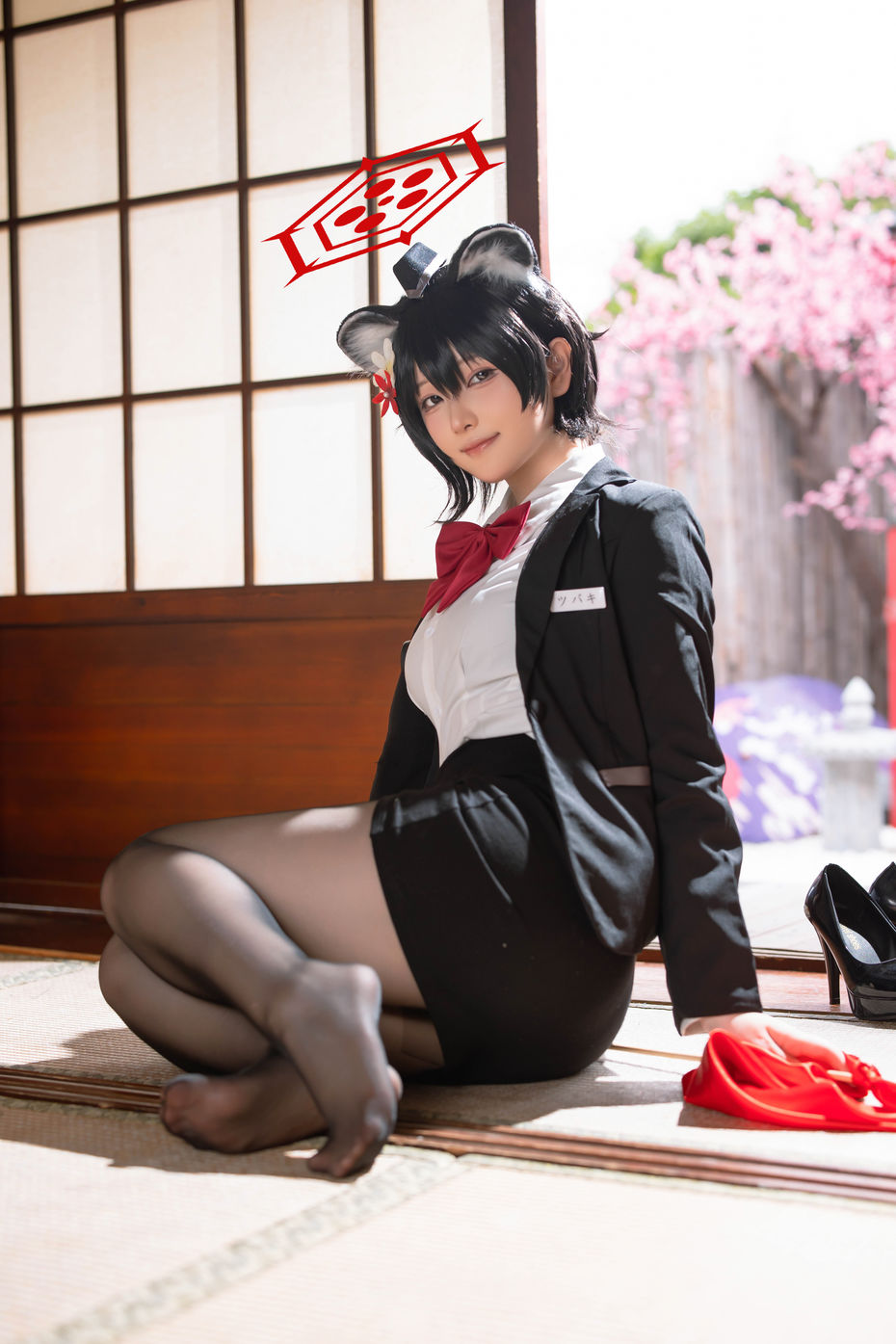 屿鱼 - NO.21 春日椿 导游 [55P-155MB]