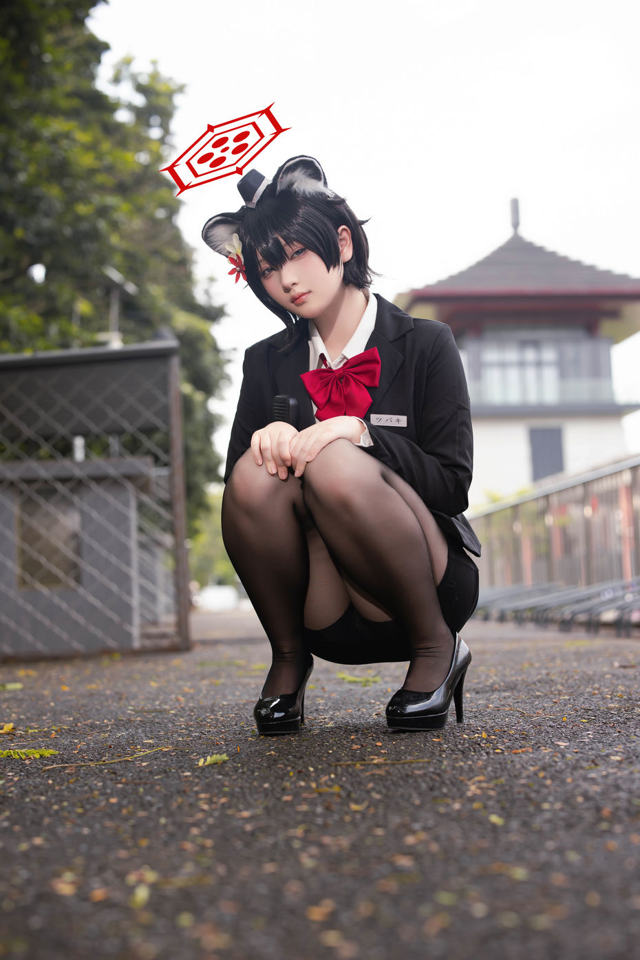 屿鱼 - NO.21 春日椿 导游 [55P-155MB]