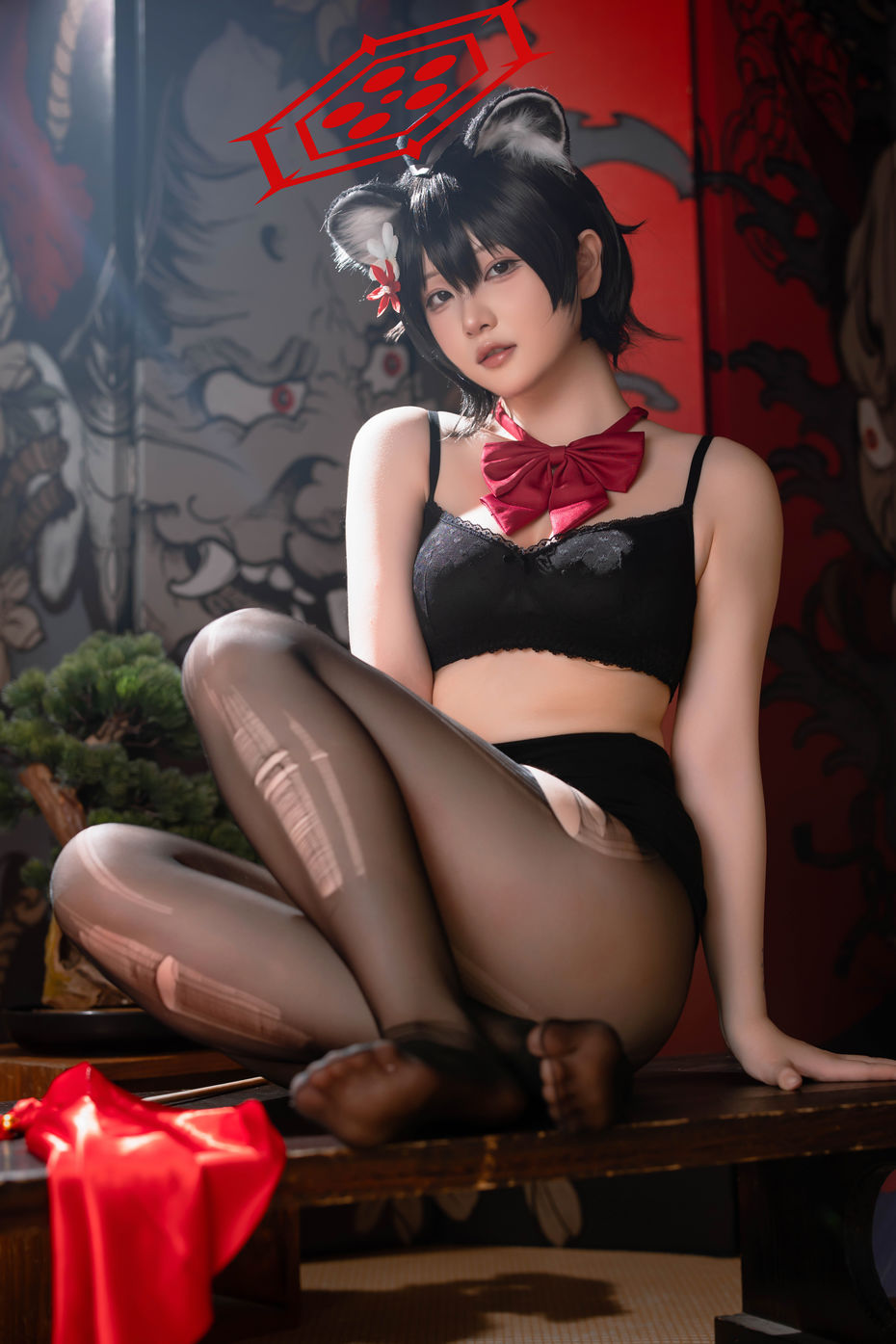 屿鱼 - NO.21 春日椿 导游 [55P-155MB]
